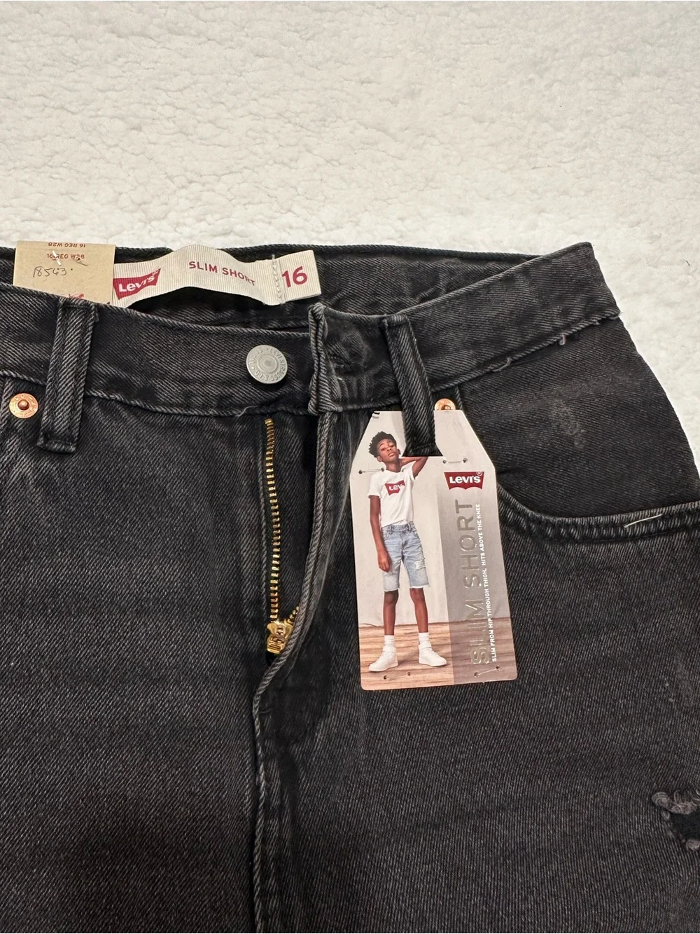 Boy’s Levi's Black Jean Shorts